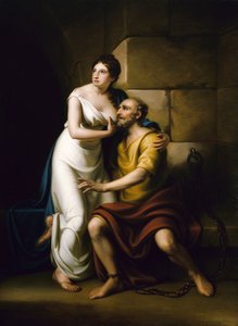 Romalı Kız, 1811. by Rembrandt Peale