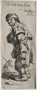 Bir Köylü Çağırıyor: "çok soğuk" by Rembrandt van Rijn