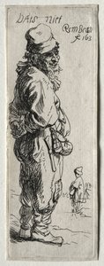 Bir Köylü Yanıtı: Bu hiçbir şey değil, muhtemelen 1634. by Rembrandt van Rijn