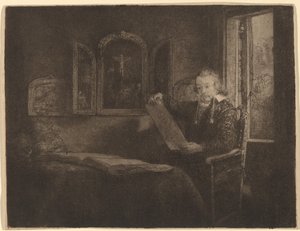 abraham fransızca by Rembrandt van Rijn