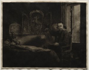 Abraham Francen, Eczacı by Rembrandt van Rijn