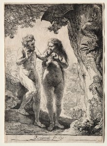 Adem ve Havva by Rembrandt van Rijn