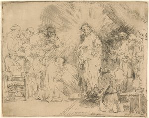 Havarilere Görünen Mesih by Rembrandt van Rijn