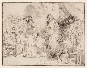 Havarilere Görünen Mesih by Rembrandt van Rijn