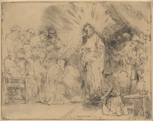 Havarilere Görünen İsa, 1656., 1656. by Rembrandt van Rijn