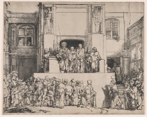 İnsanlara Sunulan İsa, 1655., 1655. by Rembrandt van Rijn