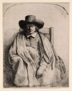 Clement de Jonghe, Baskı Satıcısı by Rembrandt van Rijn