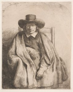 Clement de Jonghe, baskı satıcısı by Rembrandt van Rijn