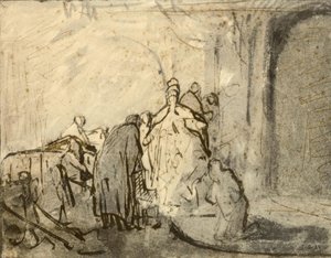 tövbe eden Yahuda by Rembrandt van Rijn