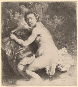 Diana Banyoda by Rembrandt van Rijn