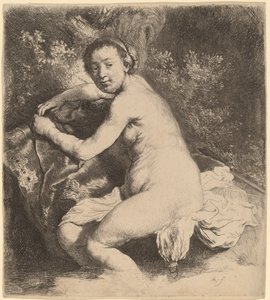 Diana Banyoda by Rembrandt van Rijn