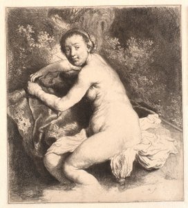Diana Banyoda by Rembrandt van Rijn