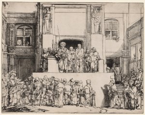 Ecce Homo. İnsanlara Sunulan İsa, 1655. by Rembrandt van Rijn