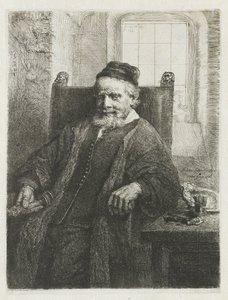 Jan Lutma, kuyumcu by Rembrandt van Rijn