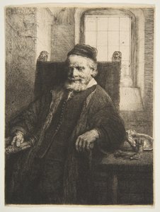 John Lutma, Kuyumcu, 1656. by Rembrandt van Rijn