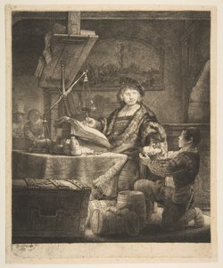 Jan Uytenbogaert Altın Kantar, 1639. by Rembrandt van Rijn