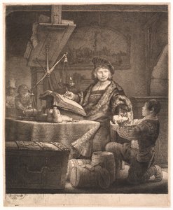 Jan Uytenbogaert, "Altın Tartı" by Rembrandt van Rijn