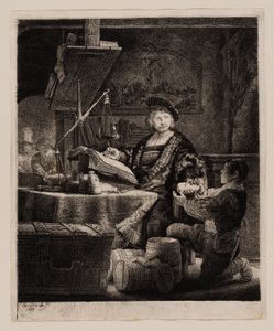 Jan Uytenbogaert, "Altın Tartı" by Rembrandt van Rijn
