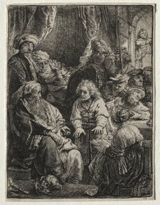 Joseph Rüyalarını Anlatıyor, 1638. by Rembrandt van Rijn