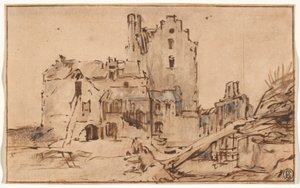 Kostverloren Kalesi Çürüyor by Rembrandt van Rijn