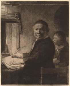Lieven Willemsz van Coppenol: Daha Küçük Plaka by Rembrandt van Rijn