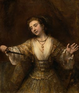 Lucretia, 1664. by Rembrandt van Rijn