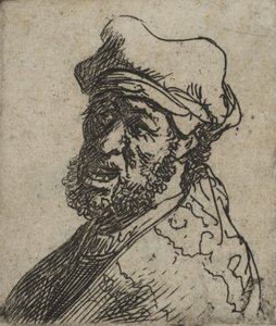 Ağlayan Adam, Üç Çeyrek Sol: Büst, yakl. 1629., yaklaşık 1629. by Rembrandt van Rijn