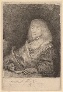 Masada Haç ve Zincir Takan Adam by Rembrandt van Rijn
