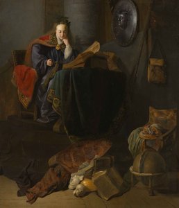 Minerva. by Rembrandt van Rijn