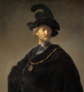 Altın Zincirli Yaşlı Adam, 1631. by Rembrandt van Rijn