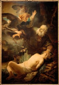 Opferung Isaaks by Rembrandt van Rijn