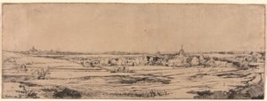 Bloemendaal Yakınlarında Saxenburg Malikanesini Gösteren Panorama (Goldweigher
