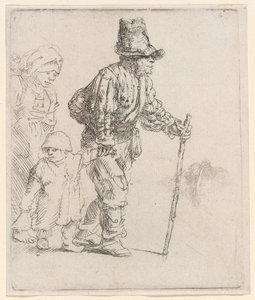 Serserideki Köylü Ailesi by Rembrandt van Rijn
