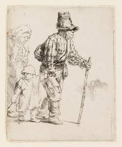 Serseri Köylü Aile by Rembrandt van Rijn