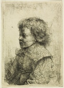 Bir çocuğun portresi by Rembrandt van Rijn