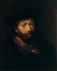 Yaşlı Bir Adamın Portresi, 17. yüzyıl by Rembrandt van Rijn