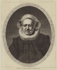 Ulusal Galeri'de Yaşlı Bir Kadının Portresi by Rembrandt van Rijn
