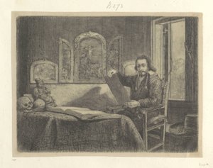 Portret van de apotheker Abraham Francen Seksen beş orijinal baskıdan oluşan koleksiyon (seri başlığı) by Rembrandt van Rijn