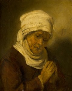 Dua Eden Kadın, 1660 dolayları by Rembrandt van Rijn