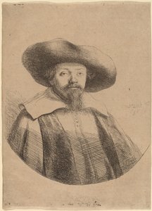 Samuel Menasseh ben İsrail by Rembrandt van Rijn