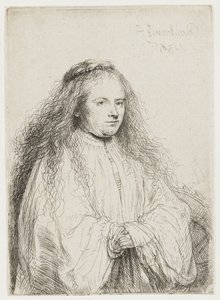 Aziz Catherine ('küçük Yahudi gelin') by Rembrandt van Rijn