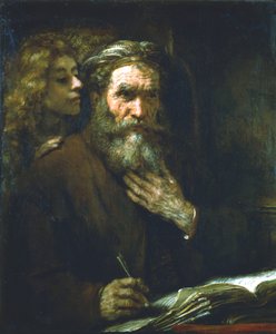 Aziz Matta Evangelist, 1661 by Rembrandt van Rijn