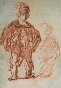 ayakta aktör by Rembrandt van Rijn
