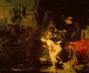 Susanna ve Yaşlılar, 1647 (maun panel üzerine yağlı boya) by Rembrandt van Rijn
