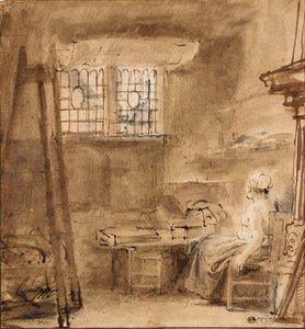 Sanatçının Stüdyosu, 1659 by Rembrandt van Rijn