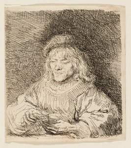 kart oyuncusu by Rembrandt van Rijn