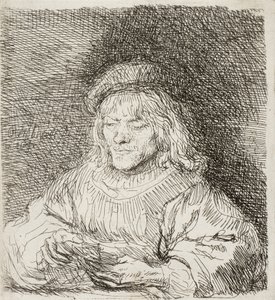 Kart Oyuncusu, 1641 by Rembrandt van Rijn