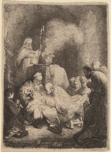 Sünnet: Küçük Tabak by Rembrandt van Rijn