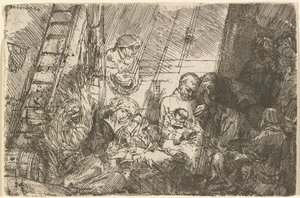 Ahırda Sünnet by Rembrandt van Rijn