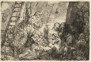 Ahırda Sünnet by Rembrandt van Rijn